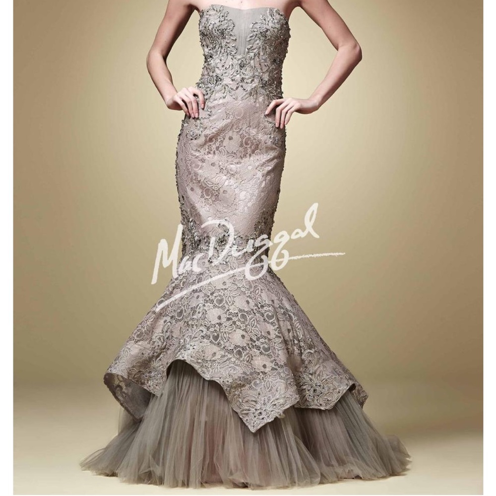 Mac Duggal COUTURE Strapless Gown